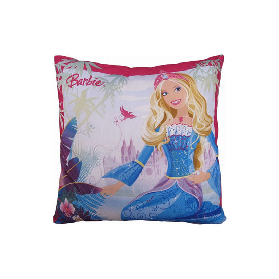 Disney Barbie Filled Square Cushion