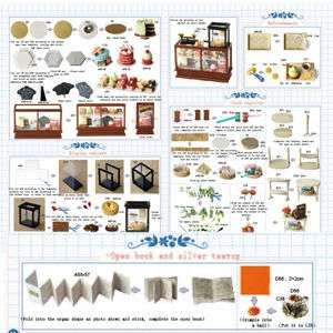 Dollhouse Miniature with Furniture Kit Plus Dust Proof and Music Movement - Rosa Garden Tea - Magdasmall