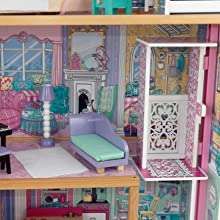 Dollhouse with Furniture for kids 120 x 88 x 40 cm (Model 3) - Magdasmall
