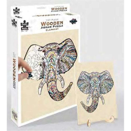Elephant 137 Piece Wooden Puzzle - Magdasmall