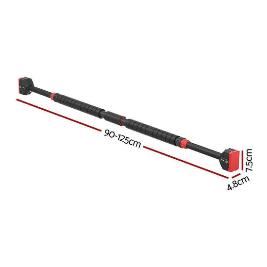 Everfit Pull Up Bar 90CM-125CM Doorway Chin Up Horizontal Bar Gym