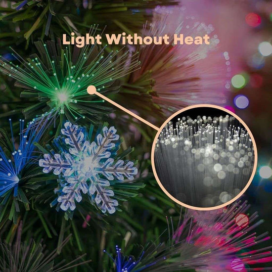 Festiss 1.8m Fiber Optic Artificial Christmas Trees