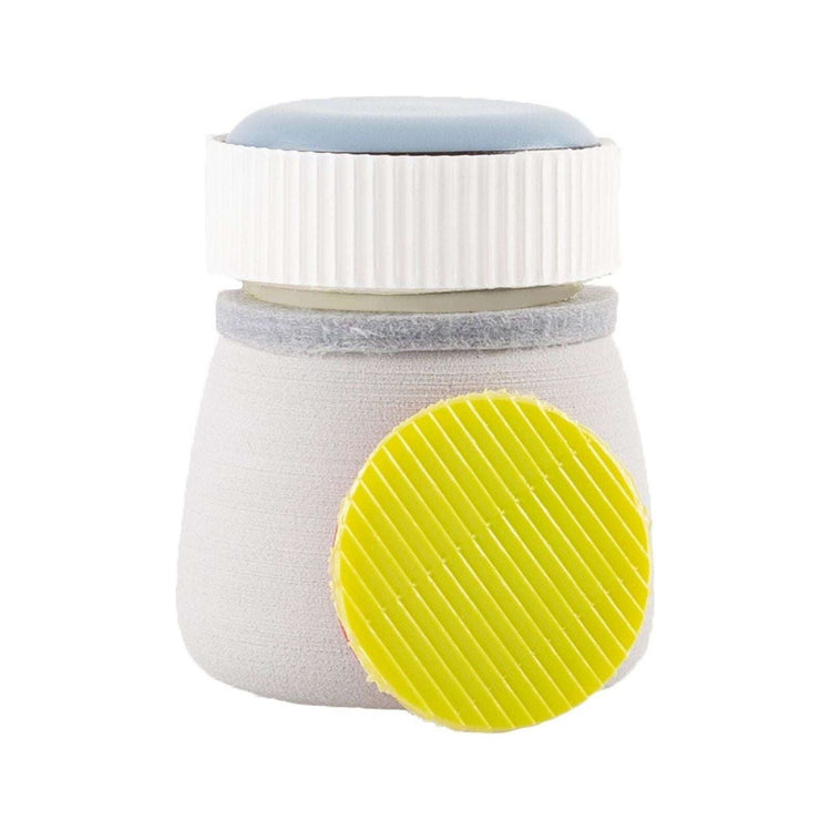 Fish Tank Corner Moss Magnet Scraper Glass Algae Cleaner Magnetic Scrubber BROWN