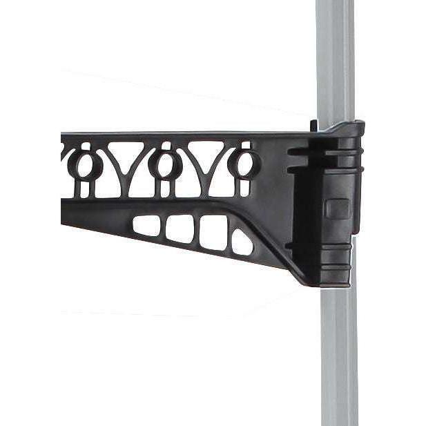 Folding 3 Tier Clothes Laundry Drying Rack with Stainless Steel Tubes for Indoor & Outdoor Home - Magdasmall