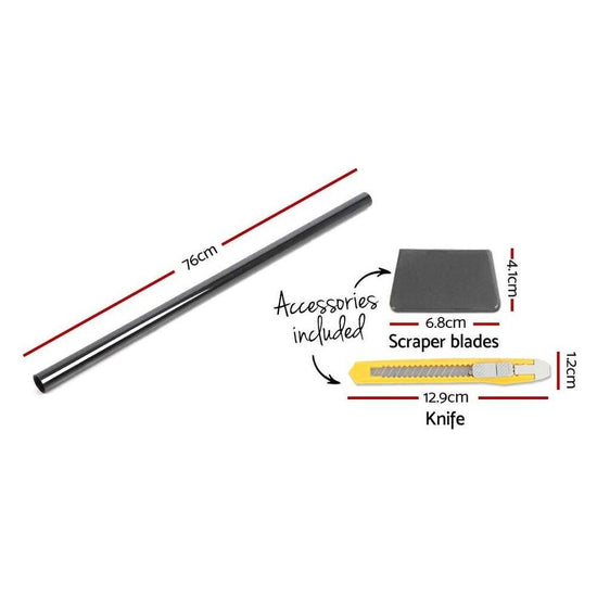 Giantz Window Tint Film Black Commercial Car Auto House Glass 76cm X 7m VLT 35%