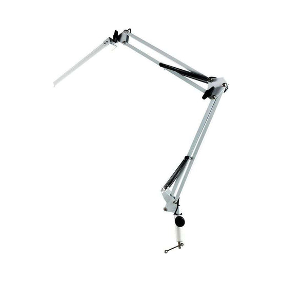 GOMINIMO LED Swing Arm Desk Lamp with Clamp (White)