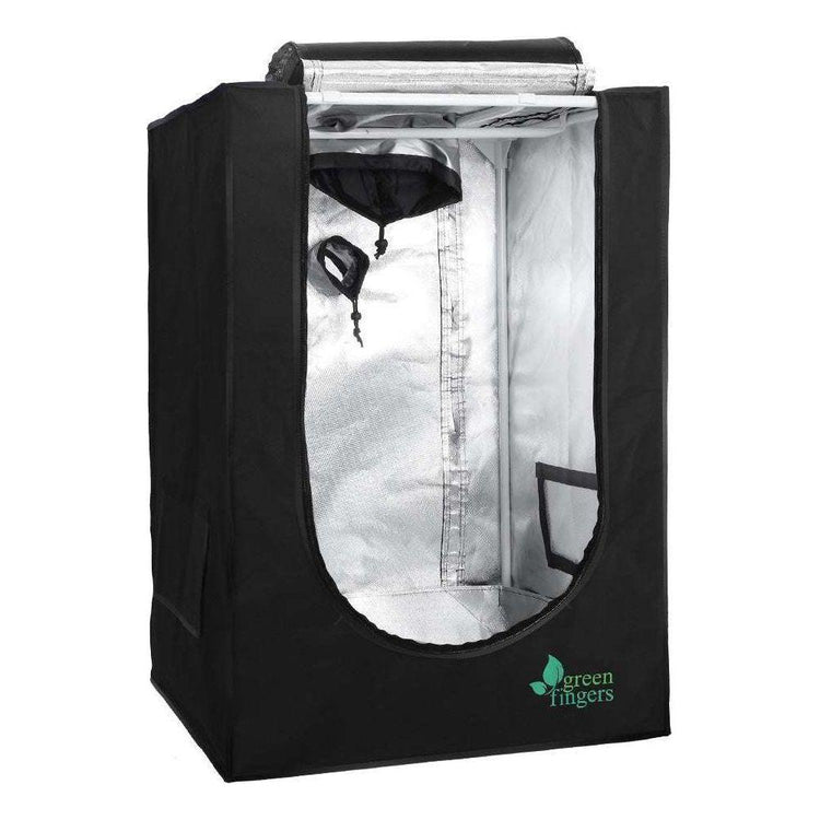 Greenfingers Hydroponics Grow Tent Kits Hydroponic Grow System Black 60X60X90CM 600D Oxford