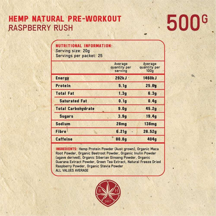 HEMP - PRE WORKOUT - Magdasmall