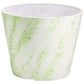 Imitation Marble Pot 25cm Green and White &amp; Red and white