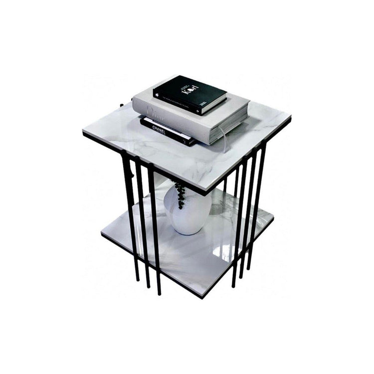 Interior Ave - Milano Black Square Side Table