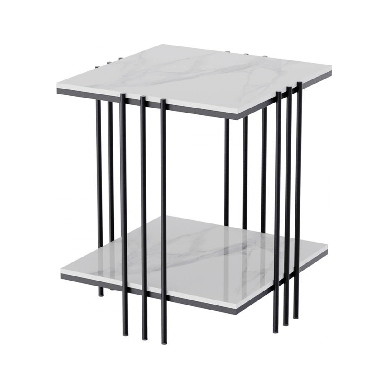 Interior Ave - Milano Black Square Side Table