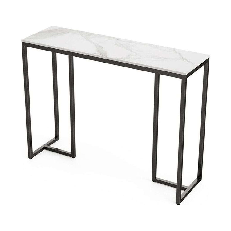 Interior Ave - Stone Marble Console - Marble & Black
