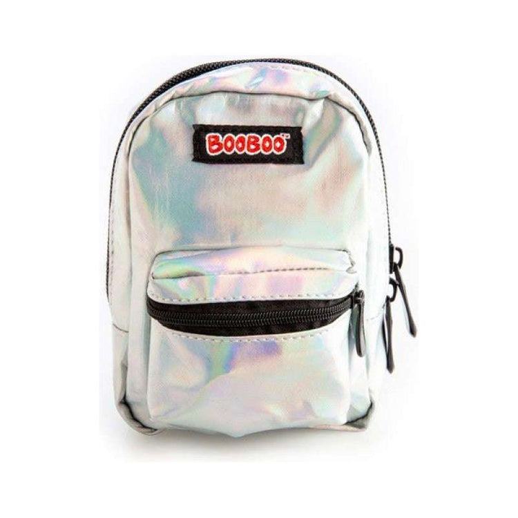 Iridescent Silver BooBoo Backpack Mini