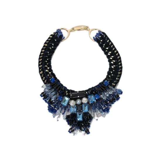 Izoa Ornate Necklace Blue