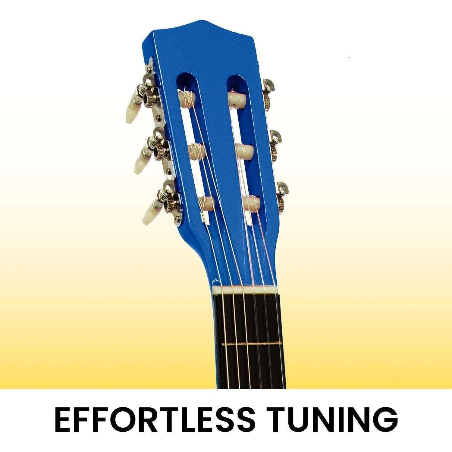 Karrera 34in Acoustic Children no cut Guitar - Blue