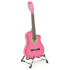 Karrera 38in Cutaway Acoustic Guitar with guitar bag - Pink