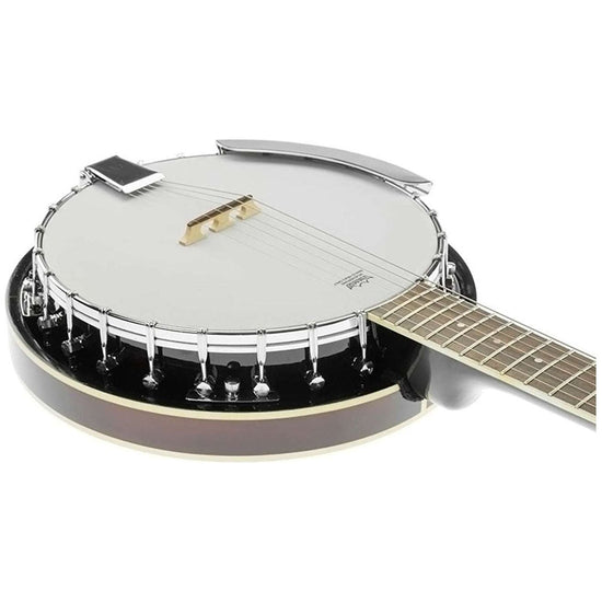 Karrera 6 String Resonator Banjo - Brown