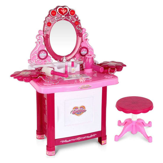 Keezi 30 Piece Kids Dressing Table Set - Pink - Magdasmall