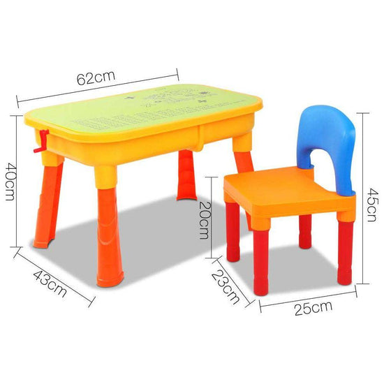 Keezi Kids Table & Chair Sandpit Set - Magdasmall