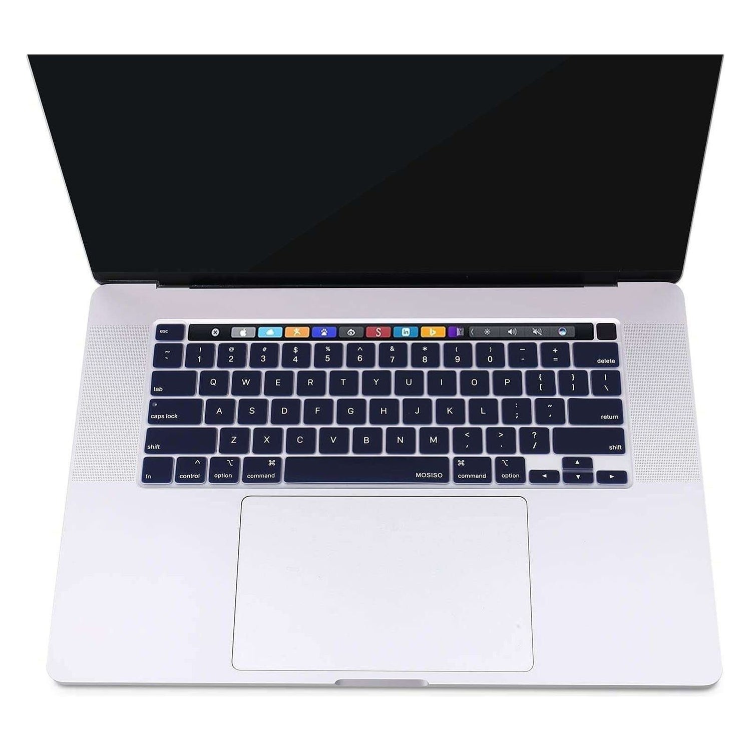 Keyboard Cover Skin For MacBook Pro 13 Pro 16 A2338 A2289 A2251 A2141 M1 M2 2020 to 2023 Navy Blue