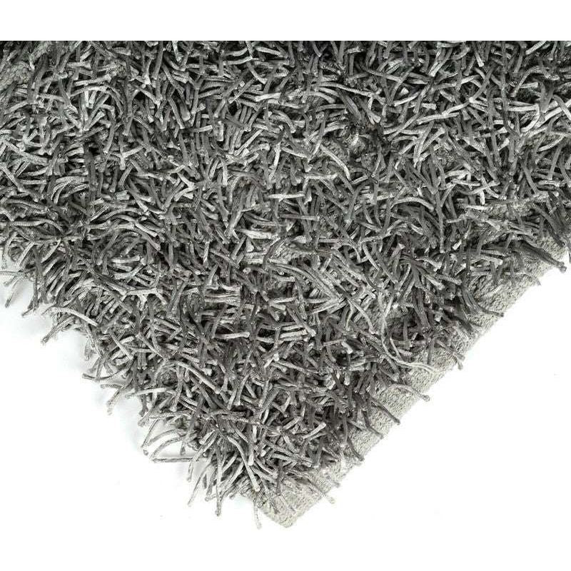 Luxury High Pile Soft Non Slip Bathmat 50 x 80cm (Silver) - Magdasmall