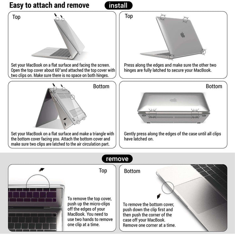 MacBook Air 13 Inch Case 2020 2019 2018, A1932, A2179, A2337 Shell Case Keyboard Cover Green