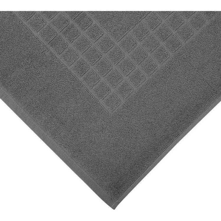 Microfiber Soft Non Slip Bath Mat Check Design (Anthrazit)