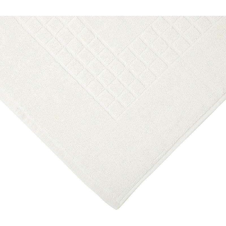 Microfiber Soft Non Slip Bath Mat Check Design (Cream) - Magdasmall