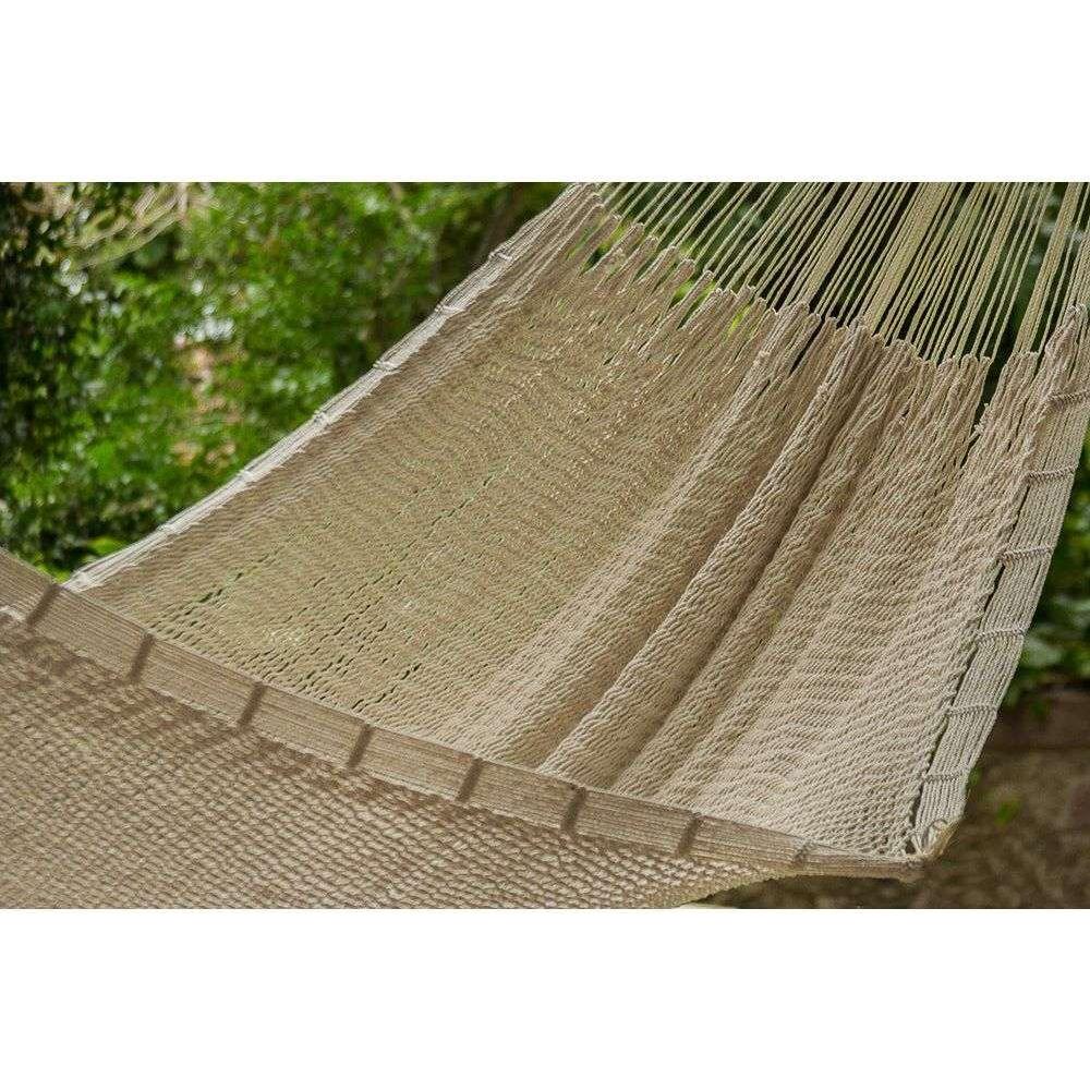 Outdoor undercover cotton Mayan Legacy hammock Family size Marble