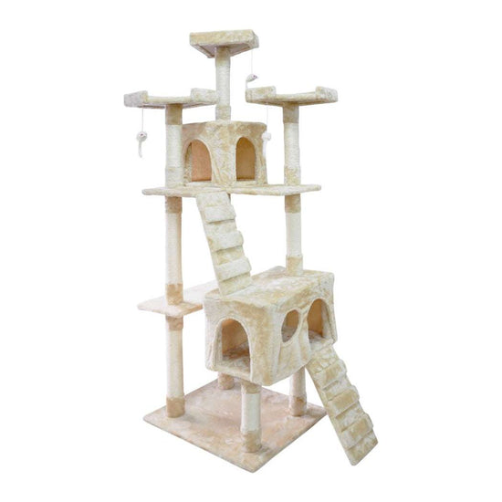 PaWz 1,8M Cat Scratching Post Tree Gym House Condo Furniture Scratcher Pole