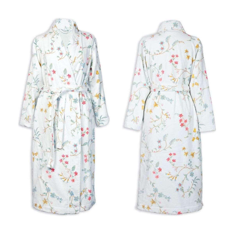 PIP Studio Les Fleurs Cotton Bath Robe White XXL - Magdasmall