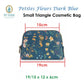 PIP Studio Petites Fleurs Dark Blue Small Triangle Cosmetic Bag