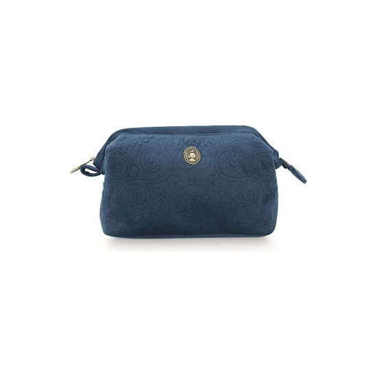 PIP Studio Velvet Quilted Dark Blue Small Cosmetic Purse