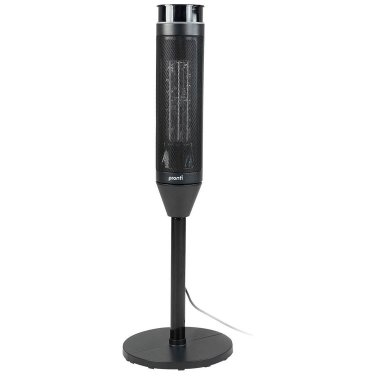 Pronti Electric Tower Heater 2000W Ceramic Portable Remote - Black - Magdasmall
