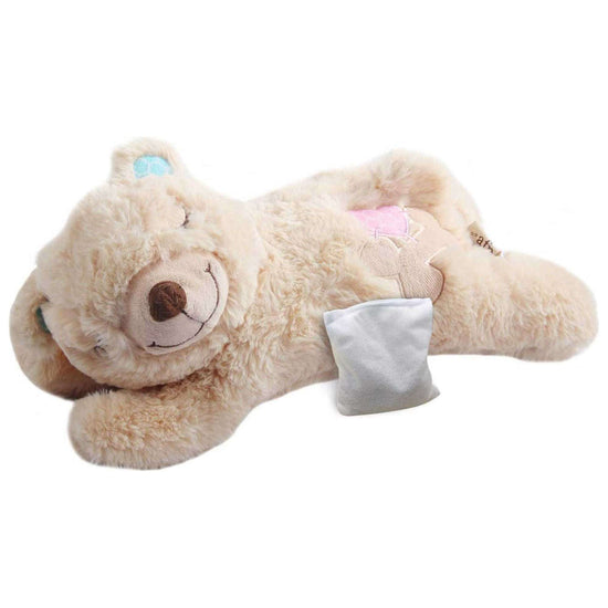 Puppy Warm Toy Bear Dog Heat Pack Comfort Plush Soft Toys Feeling Sleep Aid AFP