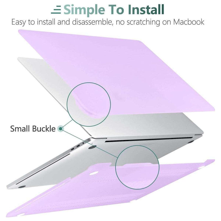 Purple MacBook Pro 13 Inch Case 2016-2023 M1 M2 A2338 A2289 A2251 A2159 Hard Shell Case Keyboard Cover