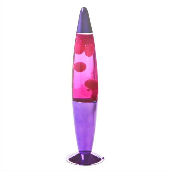 Purple/Pink Metallic Peace Lava Lamp - Magdasmall