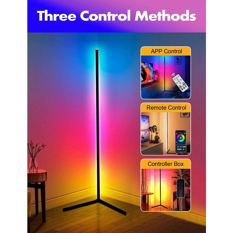 RGB LED Floor Lamp, Smart Modern, Stand Light