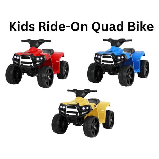 Rigo Kids Ride On ATV Quad Motorbike Car 4 Wheeler Electric Toys Battery-Verious Colours