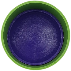 Round Bath Bomb Mold Diy -3D Molds -Bath Bomb Mold Presses -Bath Molds -Three Piece Mold PLA/PLA+ -Hand press molds -Bath Bomb machine press - Magdasmall