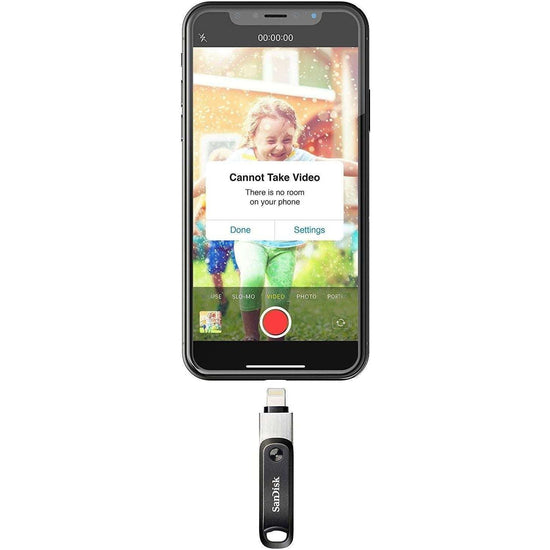 Sandisk Ixpand Flash Drive GO SDIX60N 128GB Black IOS USB 3.0 SDIX60N-128G-GN6NE