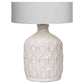 Sarantino Ceramic Table Lamp In Cream