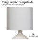 Sarantino Ceramic Table Lamp In Cream