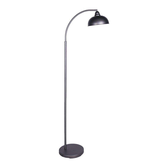 Sarantino Dark Grey Floor Lamp Industrial Chic Adjustable Angle - Magdasmall