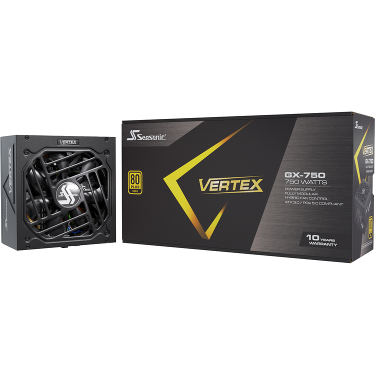Seasonic VERTEX 750W (GX-750) 80 PLUS Gold Modular PSU ATX 3.0