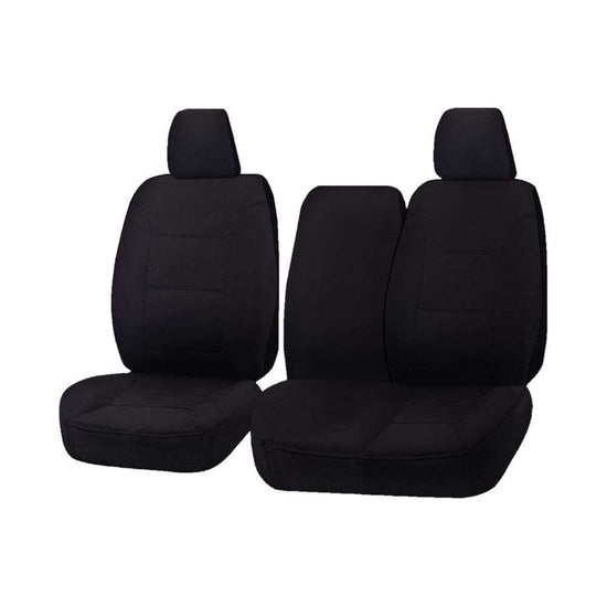 Seat Covers for HYUNDAI ILOAD TQ 1-5 08/2008 - 05/2021 SINGLE/CREW CAB UTILITY VAN FRONT BUCKET + _ BENCH WITH FOLD DOWN ARMREST BLACK CHALLENGER