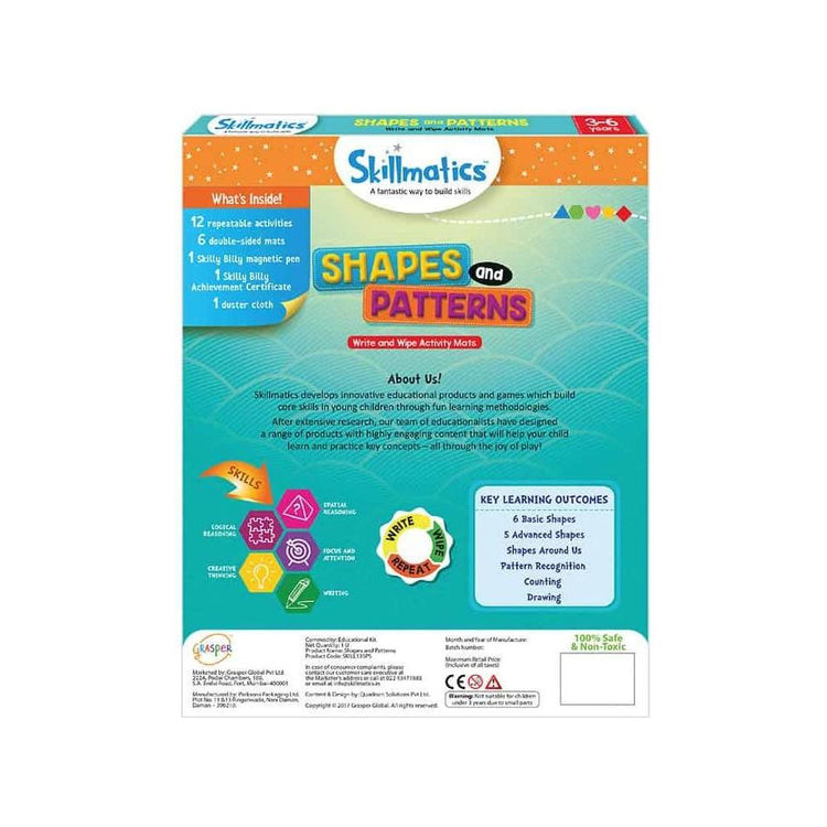 Shapes and Patterns - Write & Wipe Educational Games for Kids - Magdasmall