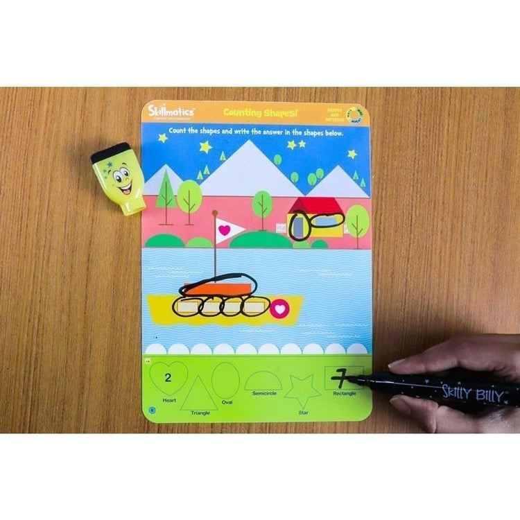 Shapes and Patterns - Write & Wipe Educational Games for Kids - Magdasmall