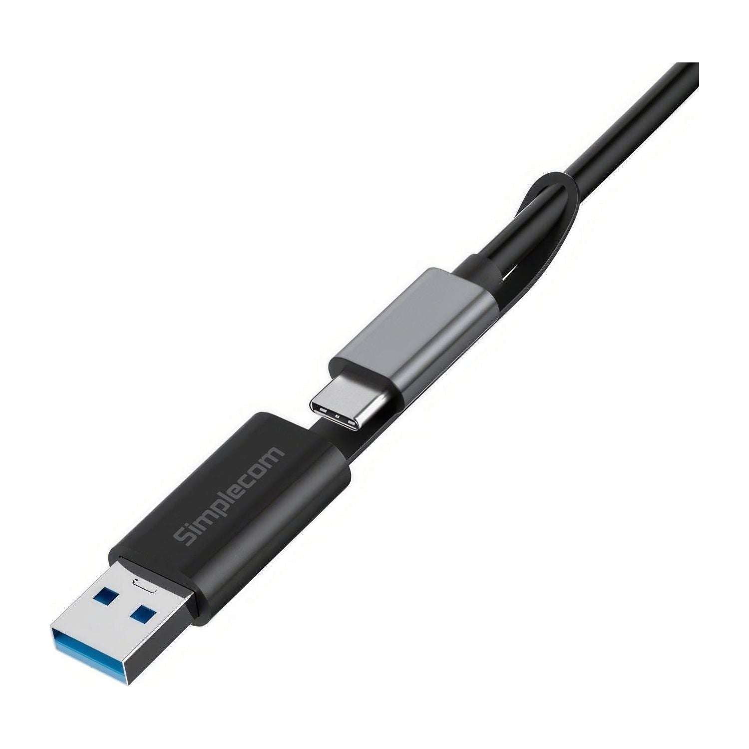 Simplecom CA132 USB-A Male to USB-C Female Adapter USB 3.2 Gen 2 Data & Charging Double-Side 10Gbps