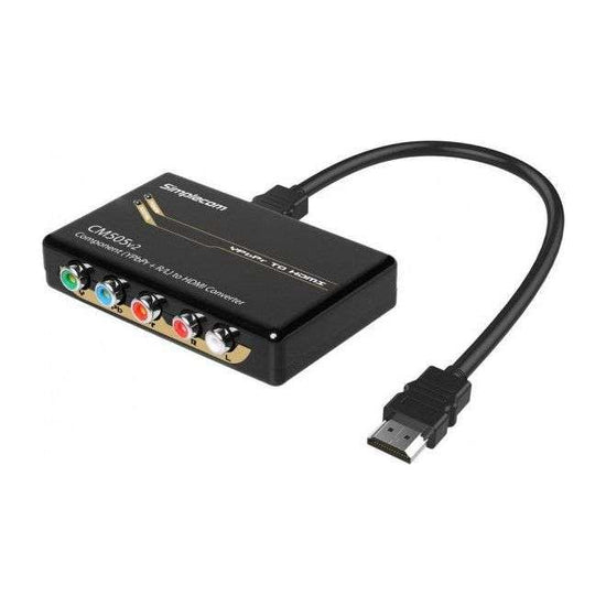 SIMPLECOM CM505v2 Component (YPbPr + Stereo R/L) to HDMI Converter Full HD 1080p